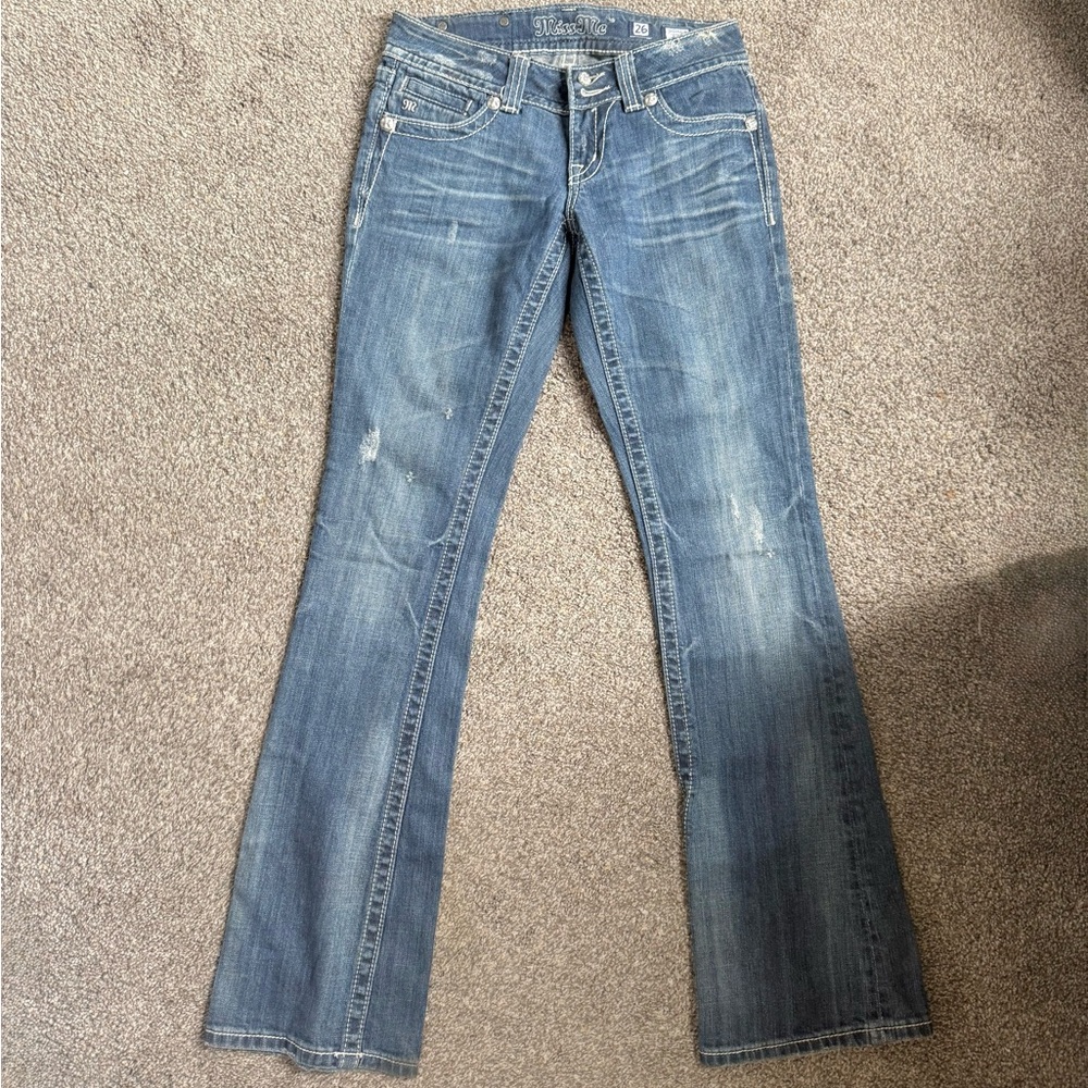 Miss me boot cut jeans worn a couple times size 26